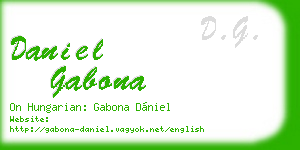 daniel gabona business card