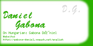 daniel gabona business card